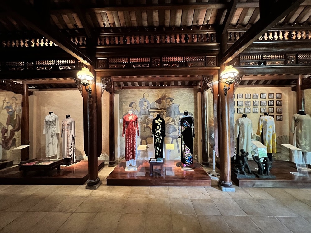 A diverse collection of ao dai, from classic to contemporary designs, showcases the beauty and evolution of Vietnamese culture